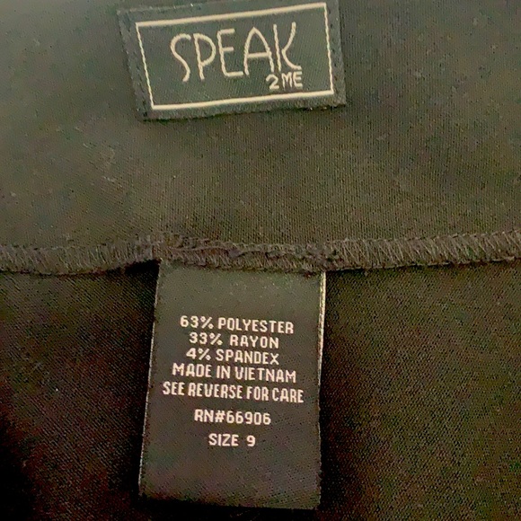 MIDI skirt nice rich black color. - Picture 2 of 3